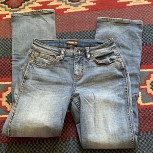 Rank 45 Women's Classic Straight Leg Jeans - Light Blue